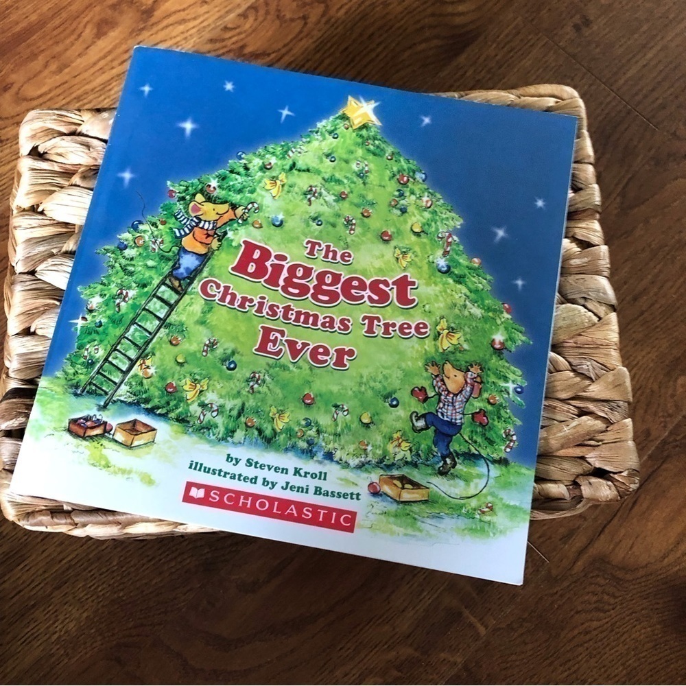 The Biggest Christmas Tree Ever Children paperback book